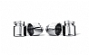 BMW X5 M Tail pipe set 