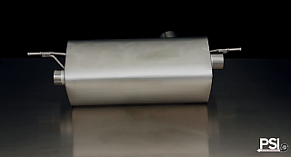 sport exhaust centered for left/right system (without tail pipes)