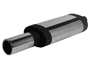 UNIVERSAL SPORT EXHAUST WITH 1 TAIL PIPE Ø 90 mm